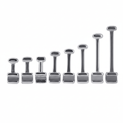 AZDENT Orthodontic Crimpable Hooks General T Type 50Pcs/Box - azdentall.com
