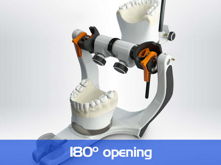 BIOART Semi-Adjustable Articulator A7 Plus with Elite Facebow Plastic Case - azdentall.com