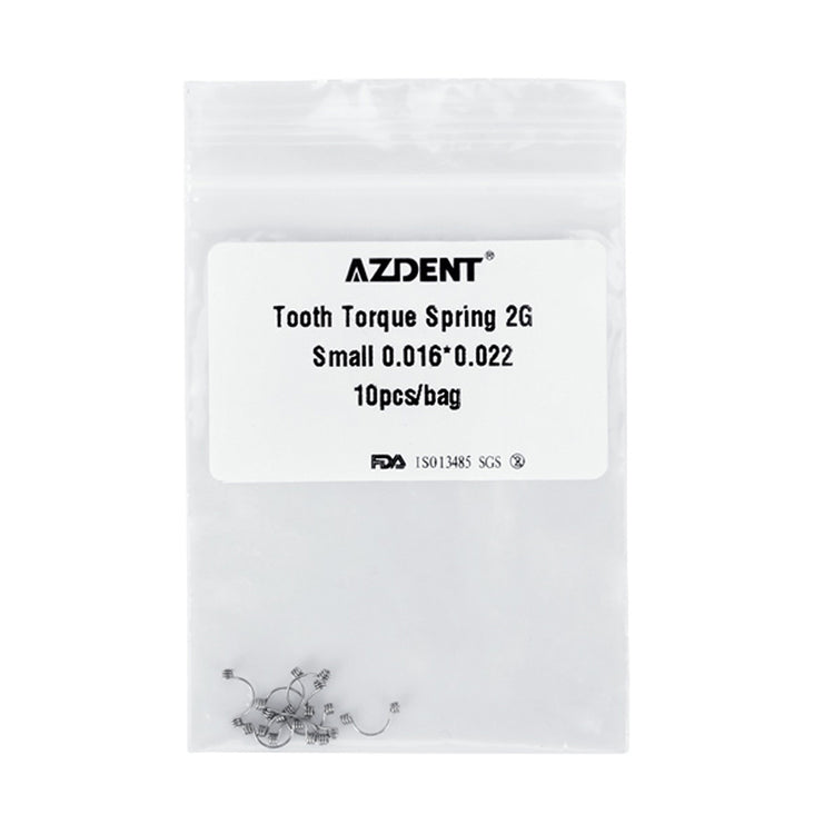 AZDENT Tooth Torque Rectangular Spring 2G Small 0.016*0.022 10pcs/Bag - azdentall.com