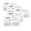5 Packs AZDENT Dental Metal Brackets Standard Edgewise Slot .022 Hooks on 3 20pcs/Pack