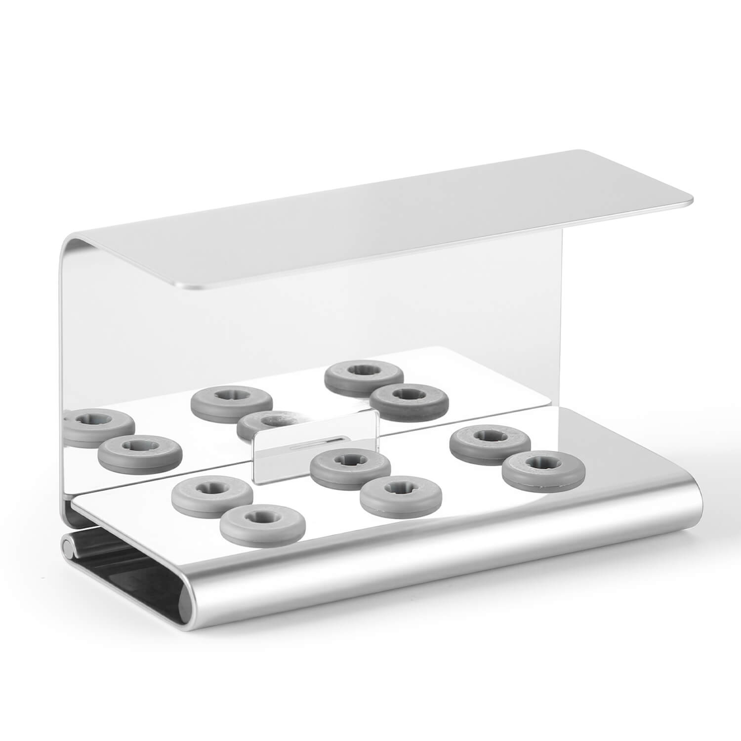 Dental Ultrasonic Scaler Tips Holder 6 Holes Stainless Steel Disinfection Storage Case - azdentall.com