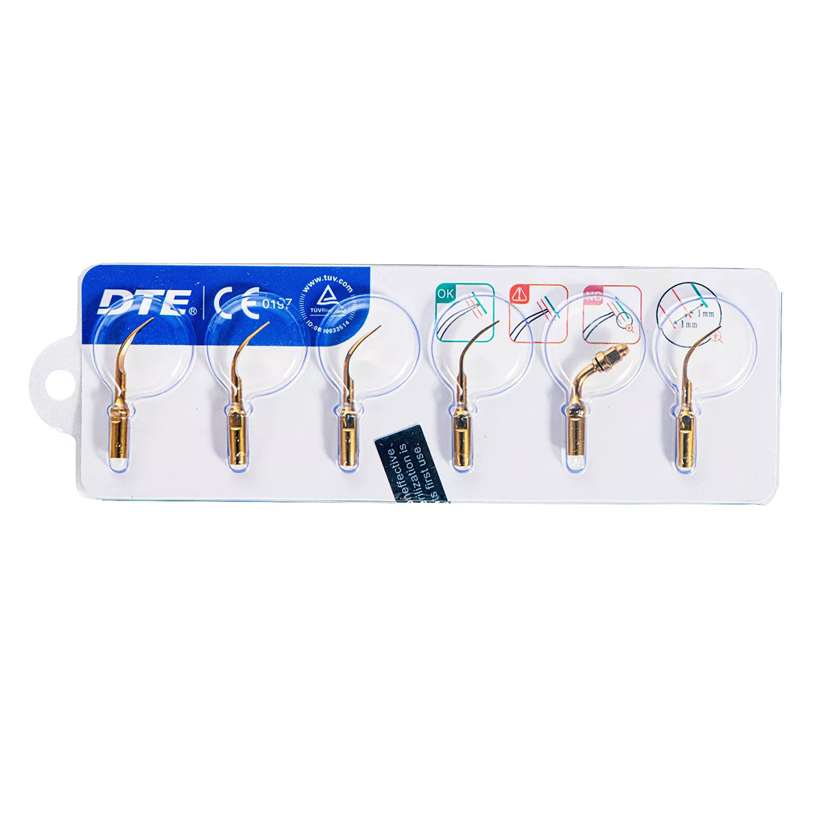 Woodpecker Dental Ultrasonic Piezo Scaler Tips Set for DTE D5 LED - azdentall.com