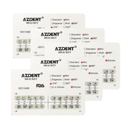 AZDENT Dental Mini Metal Brackets MBT Slot .018 Hooks on 3 20pcs/Pk