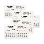 AZDENT Dental Metal Brackets Mini Edgewise Slot .022 Hooks on 345 20pcs/Pack