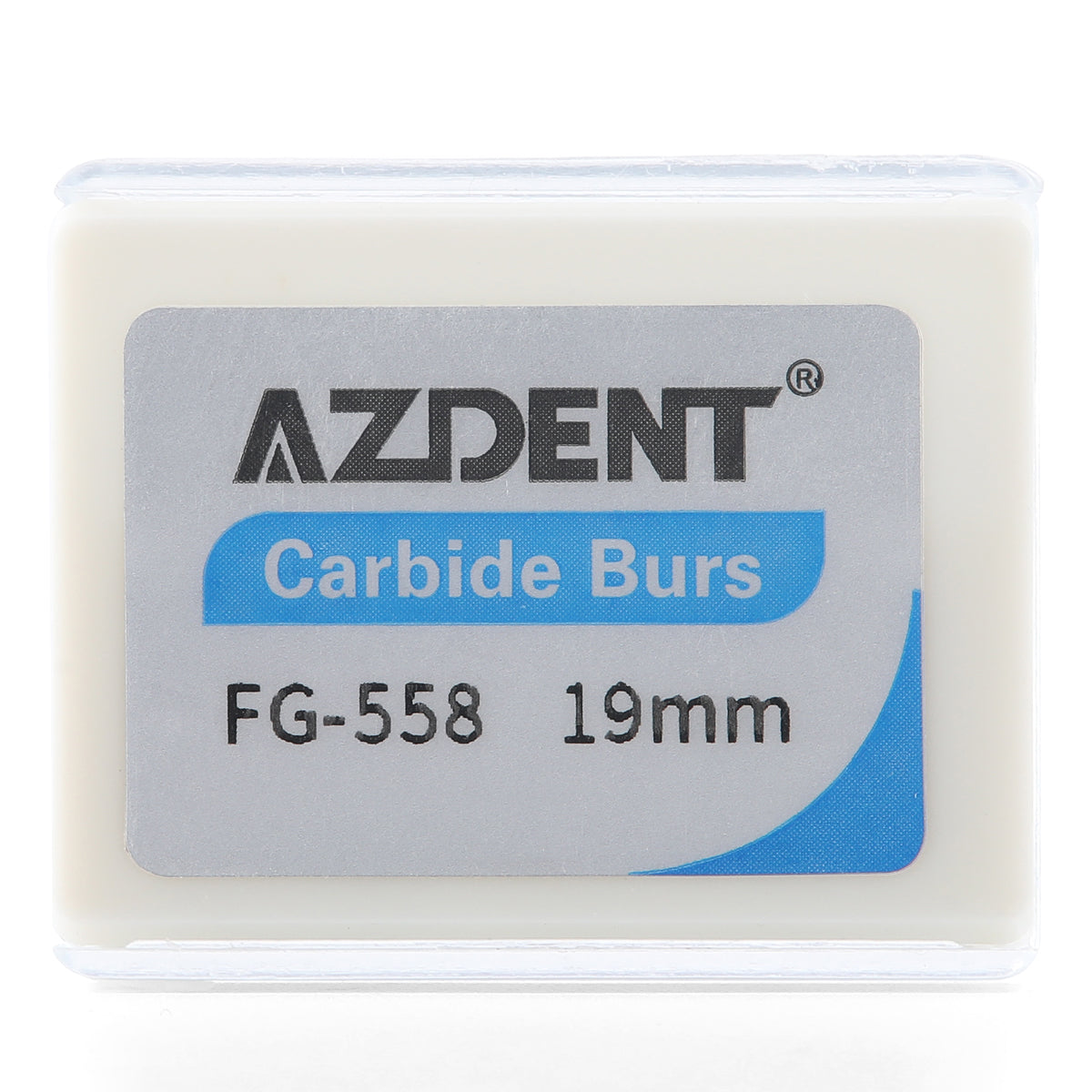 Dental Carbide Bur FG #558 Straight Fissure Crosscut 10pcs/Box - azdentall.com