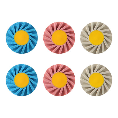 Dental Zirconia Polishing Wheel 3-Step Polishing System RA2.35mm for Contra Angle Handpiece 6pcs/Box - azdentall.com