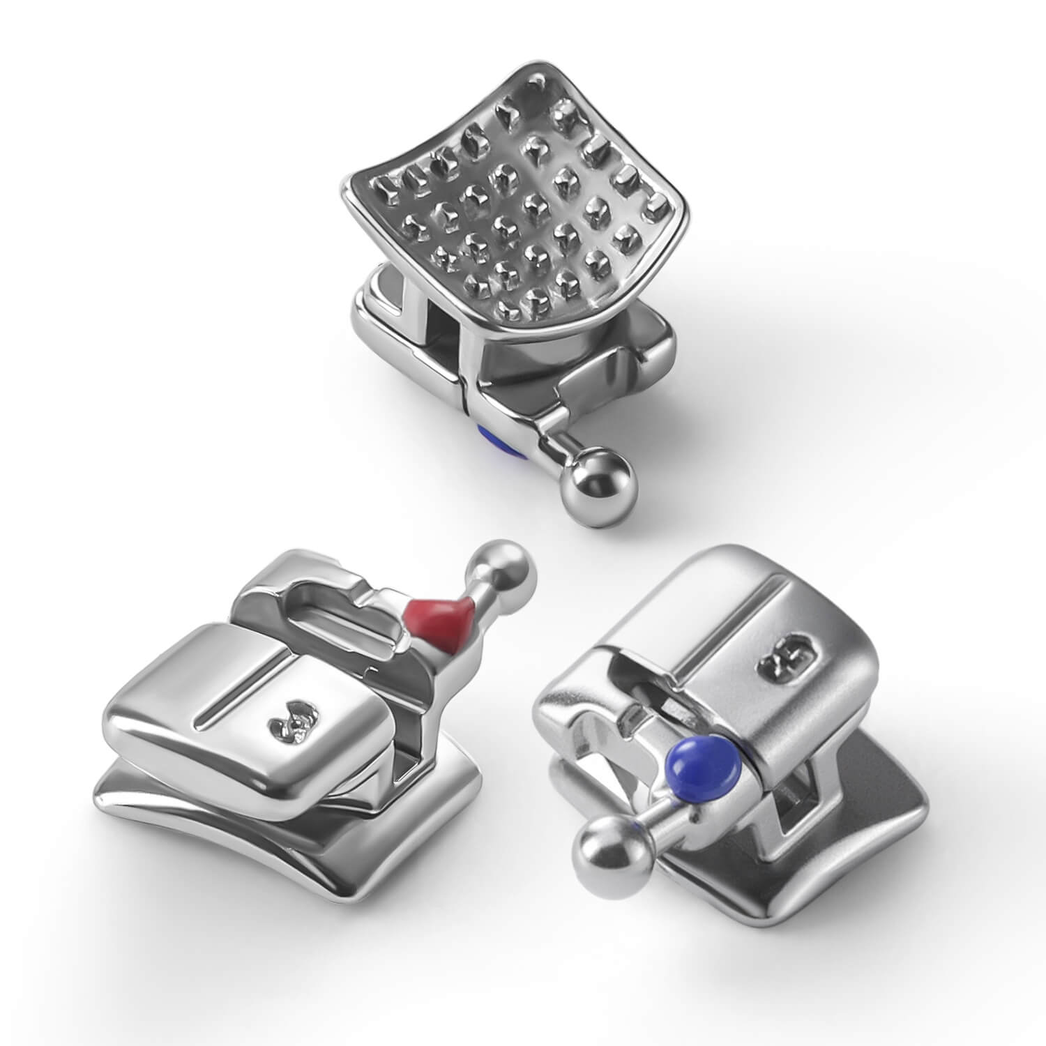 AZDENT Dental Metal Self Ligating Bracket Roth/MBT .022 Hooks 345 With 4 Buccal Tube 20+4/Box - azdentall.com