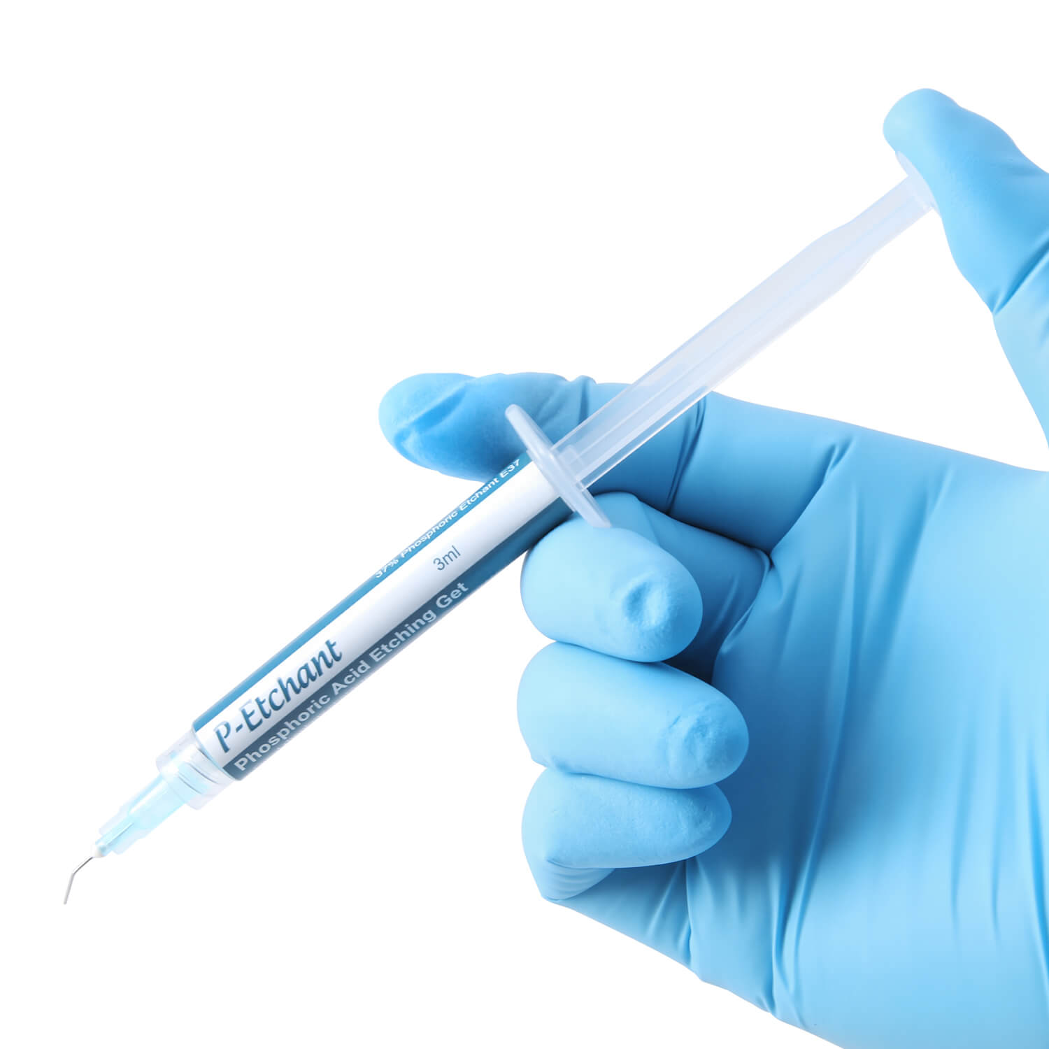 Dental 37% Phosphoric Acid Blue Etching Gel 3ml*1 Syringe & 10 Dispensing Tips - azdentall.com