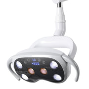Dental Unit Chair LED Oral Light Lamp with LCD Display 6 Lights 9W Dual-Color Adjustable - azdentall.com
