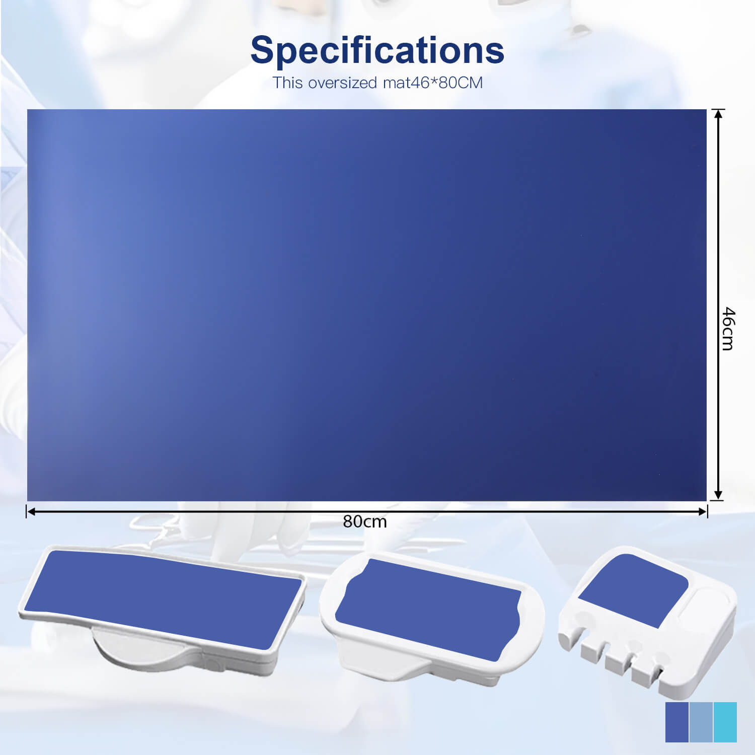 Dental Chair Table Waterproof Pad Workbenches Protective Cloth Non-slip Leather - azdentall.com