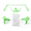 Dental Adjustable Orthodontics Nola Cheek Retractor With Dry Field System White/Green - azdentall.com