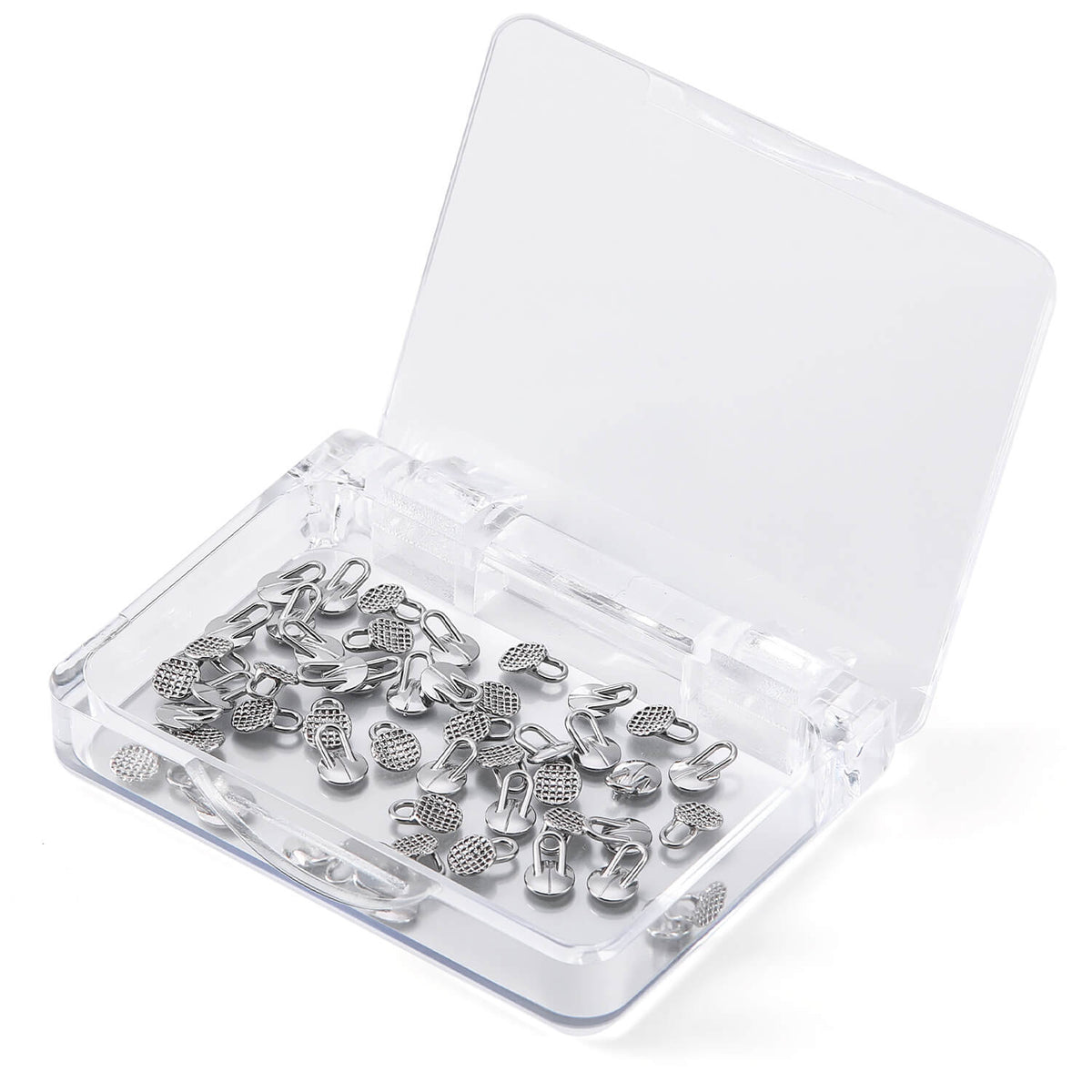 AZDENT Orthodontic Lingual Button Bondable Monoblock Traction Hook Round Base 50pcs/Box - azdentall.com