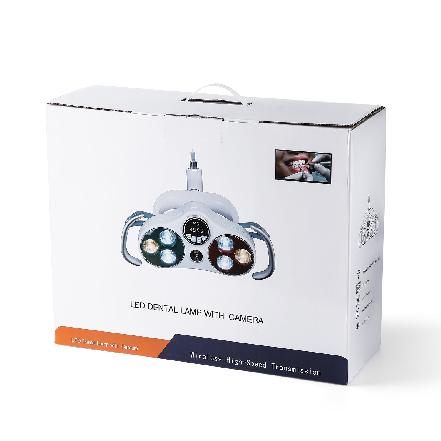 Dental HD Wireless LED Oral Camera Light P183 with LCD Display 6 Lights 10W Dual-Color - azdentall.com