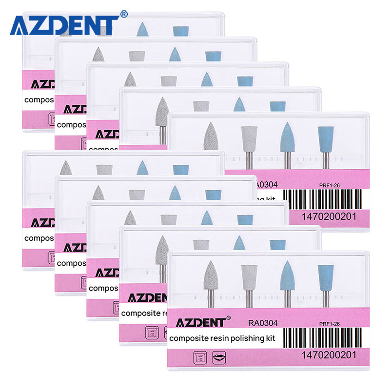 AZDENT Dental Polishing Simple Kit RA 0304 for Composite Resin 4pcs/Kit - azdentall.com