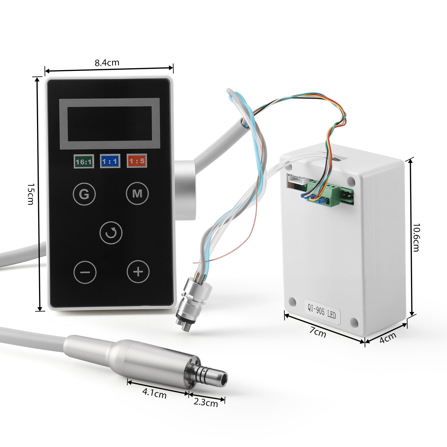Dental LED Brushless Built-in Electric Micro Motor 4 Hole - azdentall.com