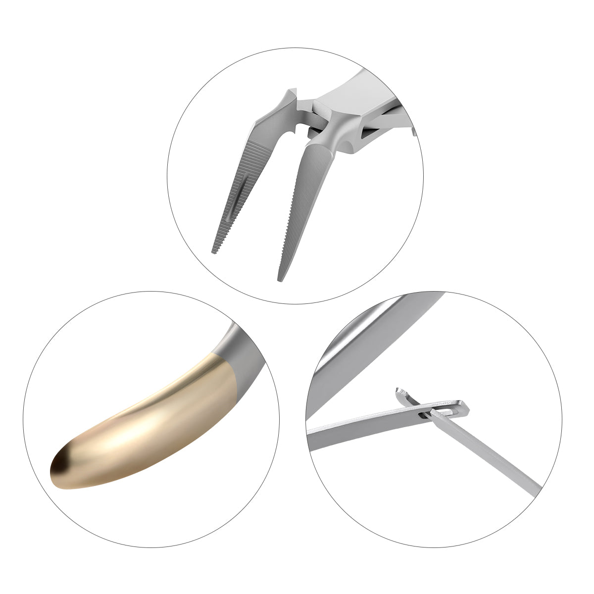 Dental Residual Root Tweezers Tooth Extraction Straight/Curved 45°/90° - azdentall.com