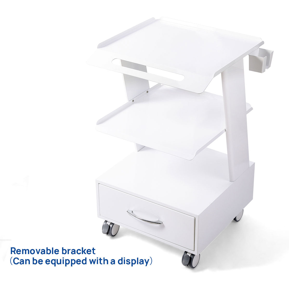 Dental Mobile K2 Mouth Sweeping Trolley Rolling Cart Three Layer - azdentall.com