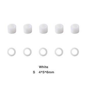 Dental Color Code Rings Universal Silicone Autoclavable S White 100pcs/Box - azdentall.com