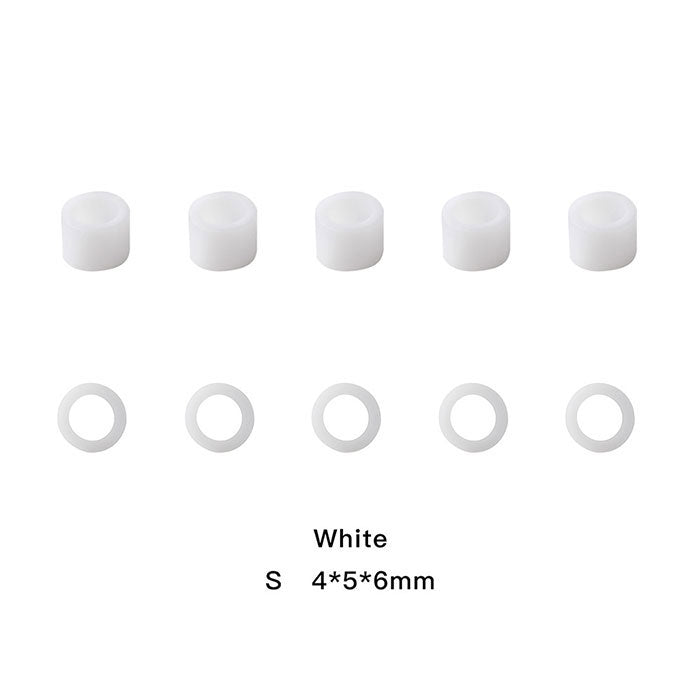 Dental Color Code Rings Universal Silicone Autoclavable S White 100pcs/Box - azdentall.com