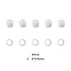 Dental Color Code Rings Universal Silicone Autoclavable S White 100pcs/Box - azdentall.com