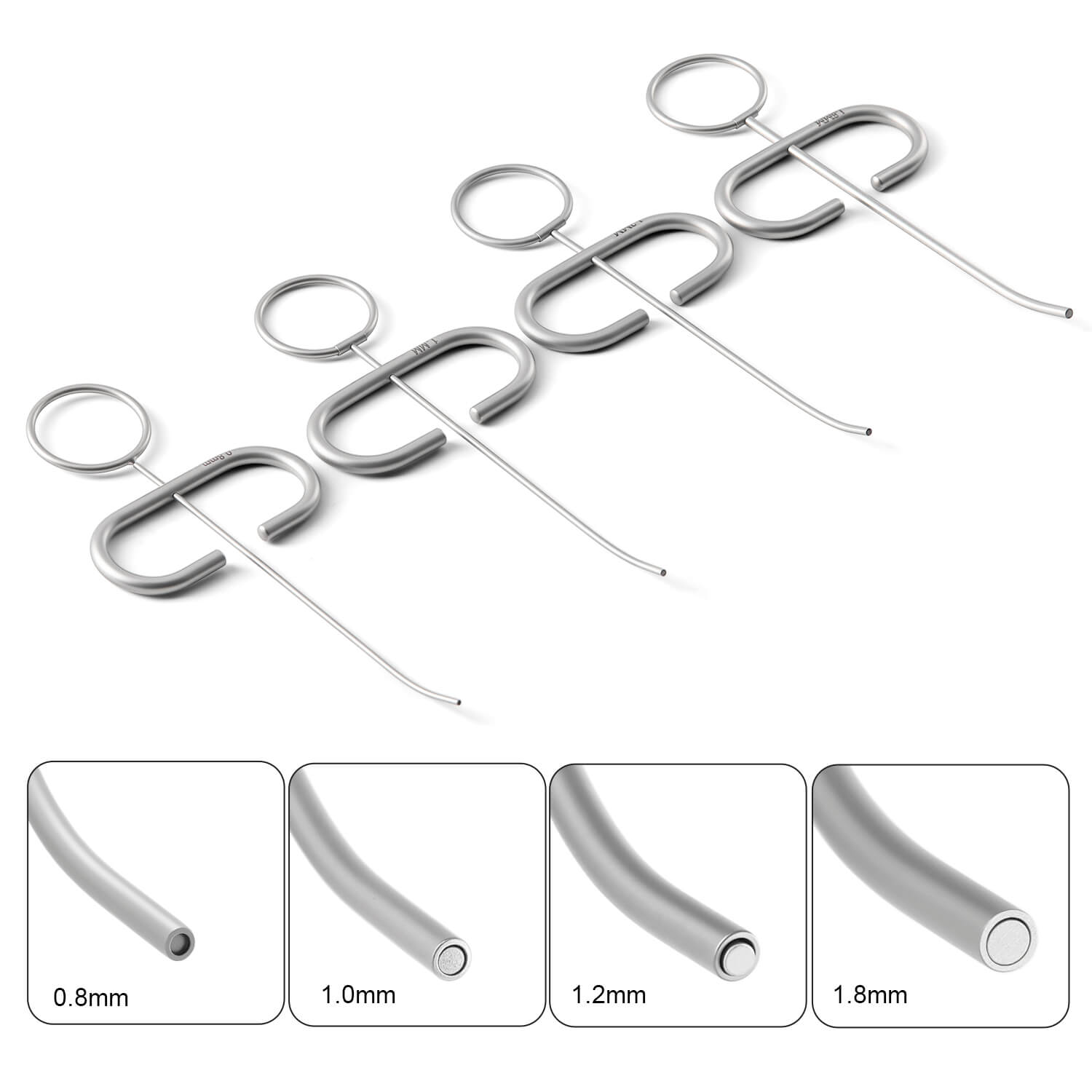 Dental Bone Meal Conveyor Plugger Applicator 0.8/1.0/1.2/1.8mm - azdentall.com