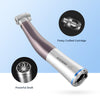 AZDENT 1:1 Fiber Optic LED Low Speed Contra Angle Handpiece Push Button Internal Spray - azdentall.com