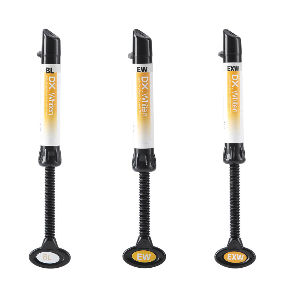 Dental Veneer Composite Resin Light Cure Bonding Adhesive Teeth Whitening EXW/BL/EW 4g Syringe - azdentall.com