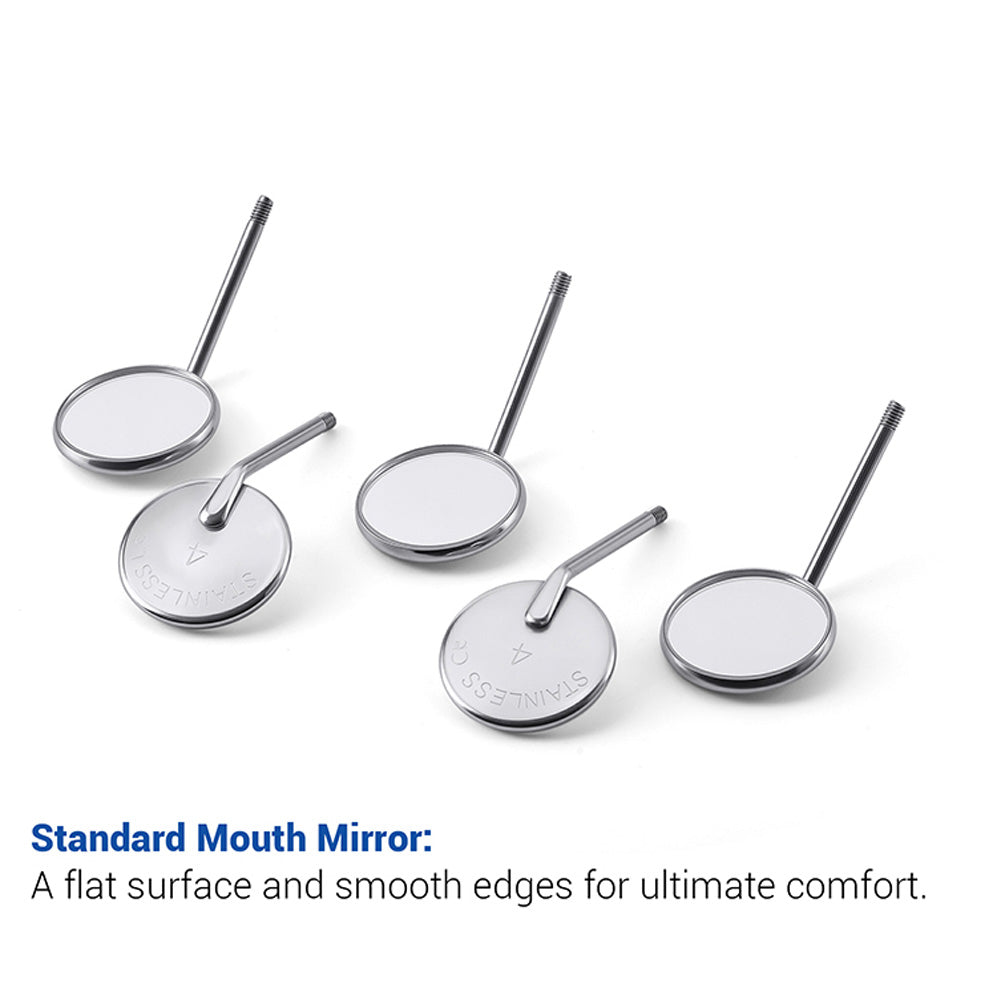 Dental Mouth Mirror Autoclavable Standard (120°C) / Surgical Grade (130°C) 12pcs/Box