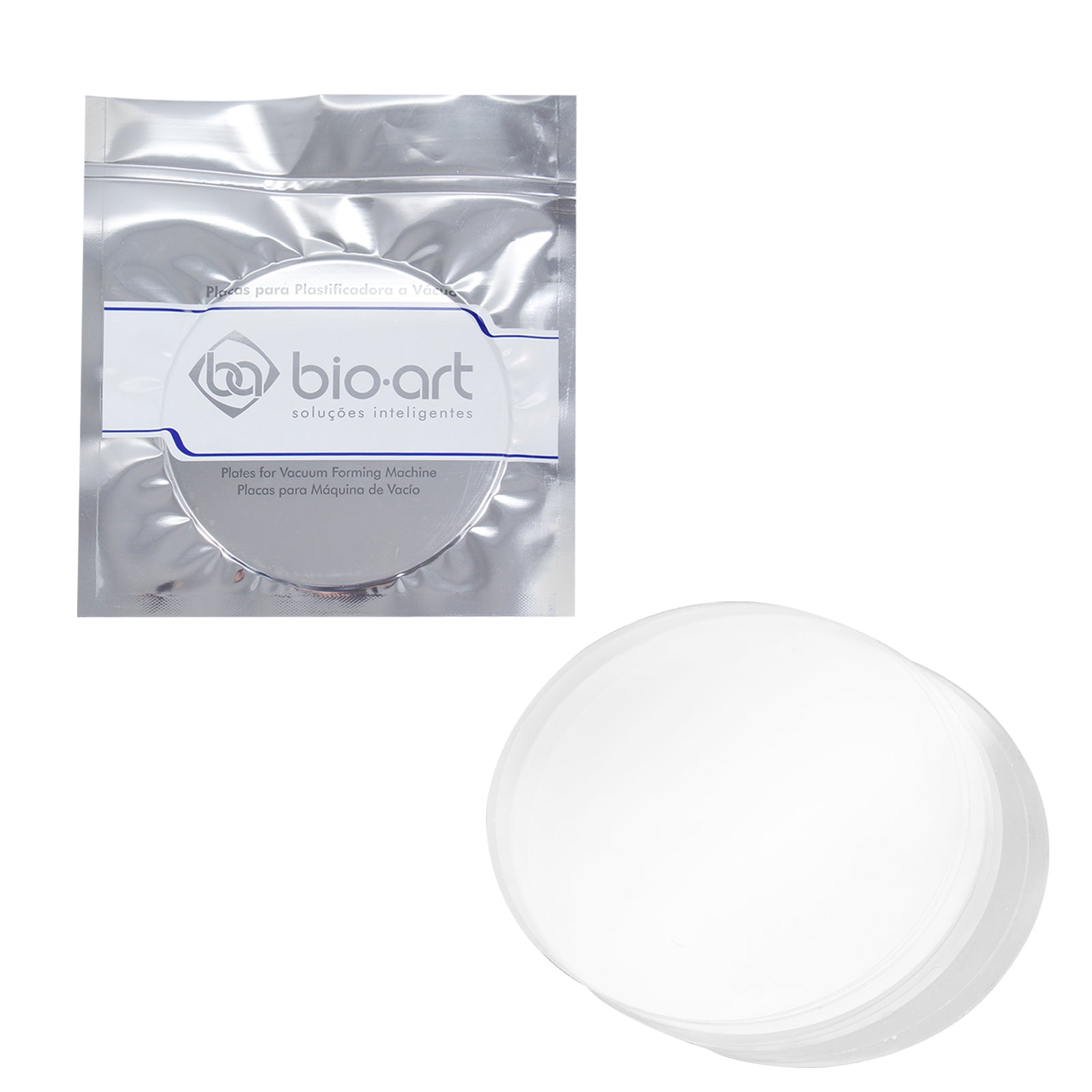 Bio-Art Dental Vacuum Forming Sheet Round φ134mm Splint Thermoforming Hard Crystal Plates 0.3/0.75/1.0mm - azdentall.com