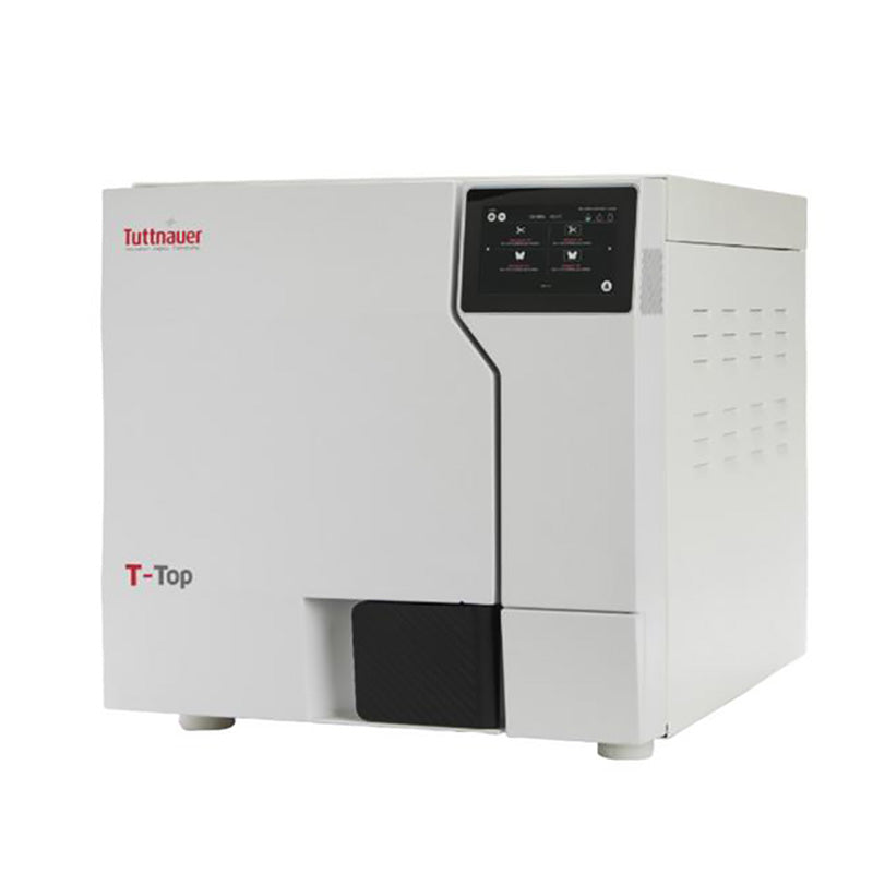 Tuttnauer T-TOP Automatic Tabletop Autoclave Sterilizer 21L 10"x18" Chamber - azdentall.com