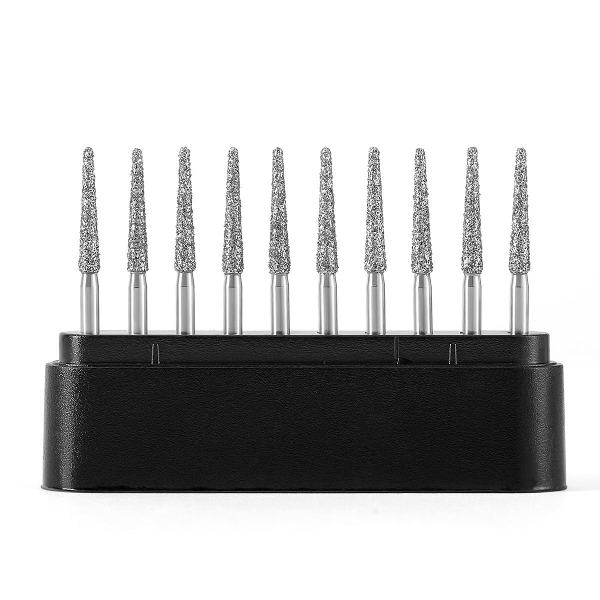 AZDENT Dental Diamond Burs FG Cutting Zirconia Ceramic Taper Round Edge for High Speed Handpiece Z553-018S 10pcs/Box - azdentall.com