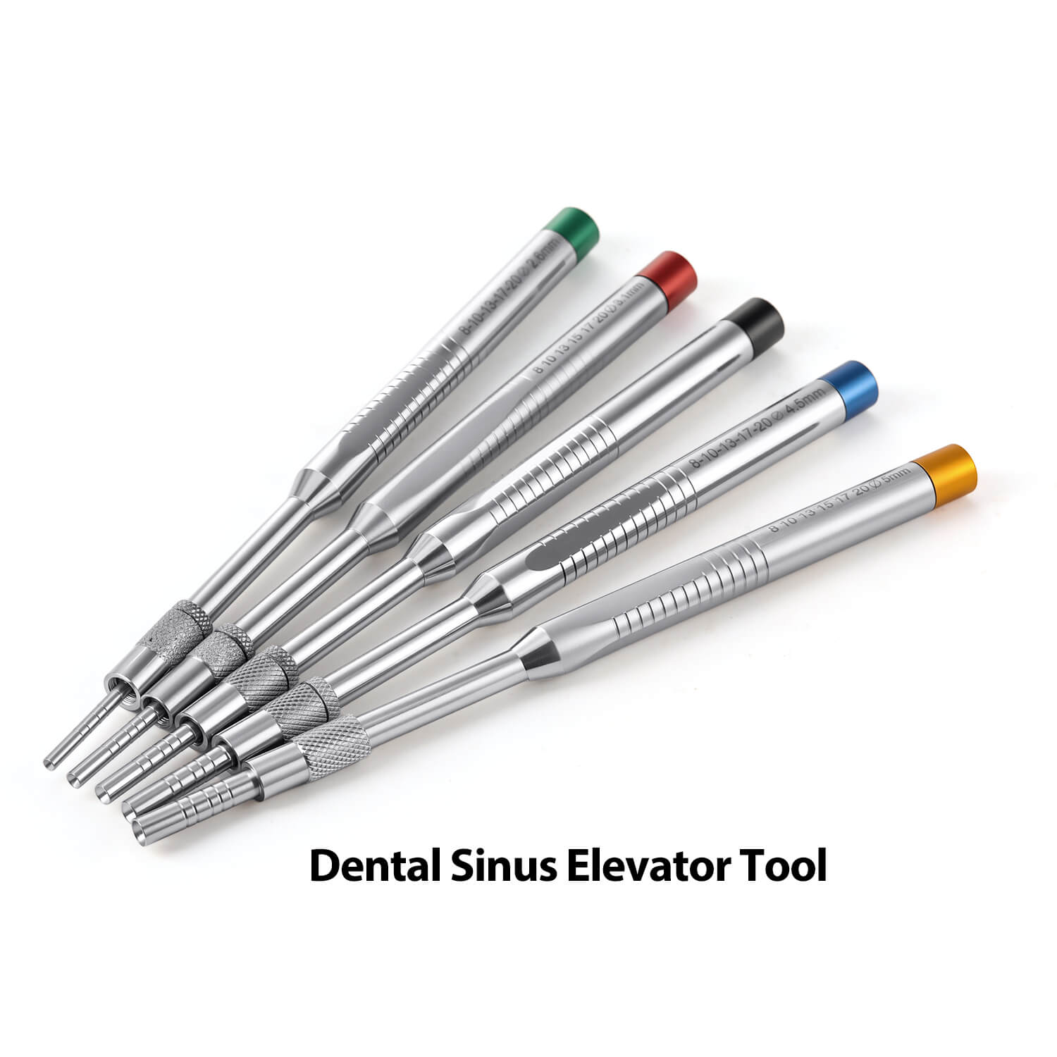 Dental Sinus Elevator Tool Stainless Steel Implant Instrument 5pcs/Set - azdentall.com