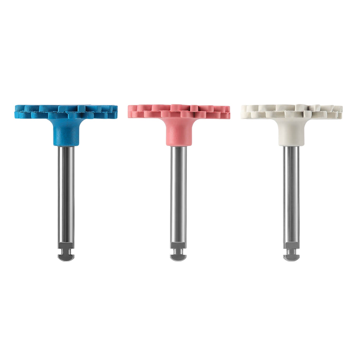 Dental Composite Rubbe Polishing Disc Wheel 3-Step Polishing RA2.35mm 6pcs/Box - azdentall.com