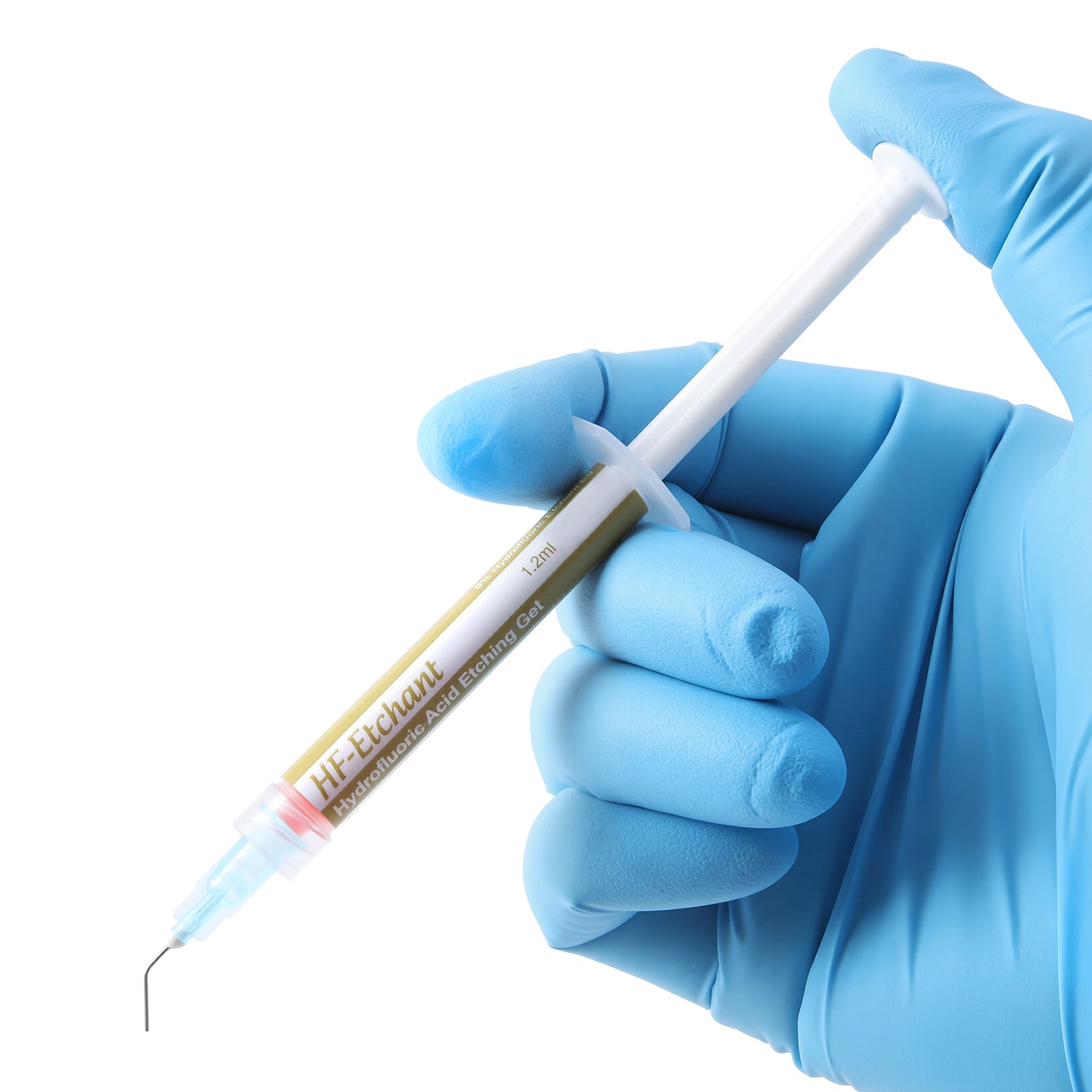 Dental Porcelain Etching Gel 9% Hydrofluoric Acid HF Etchant 1.2ml*1 Syringe & 10 Dispensing tips - azdentall.com