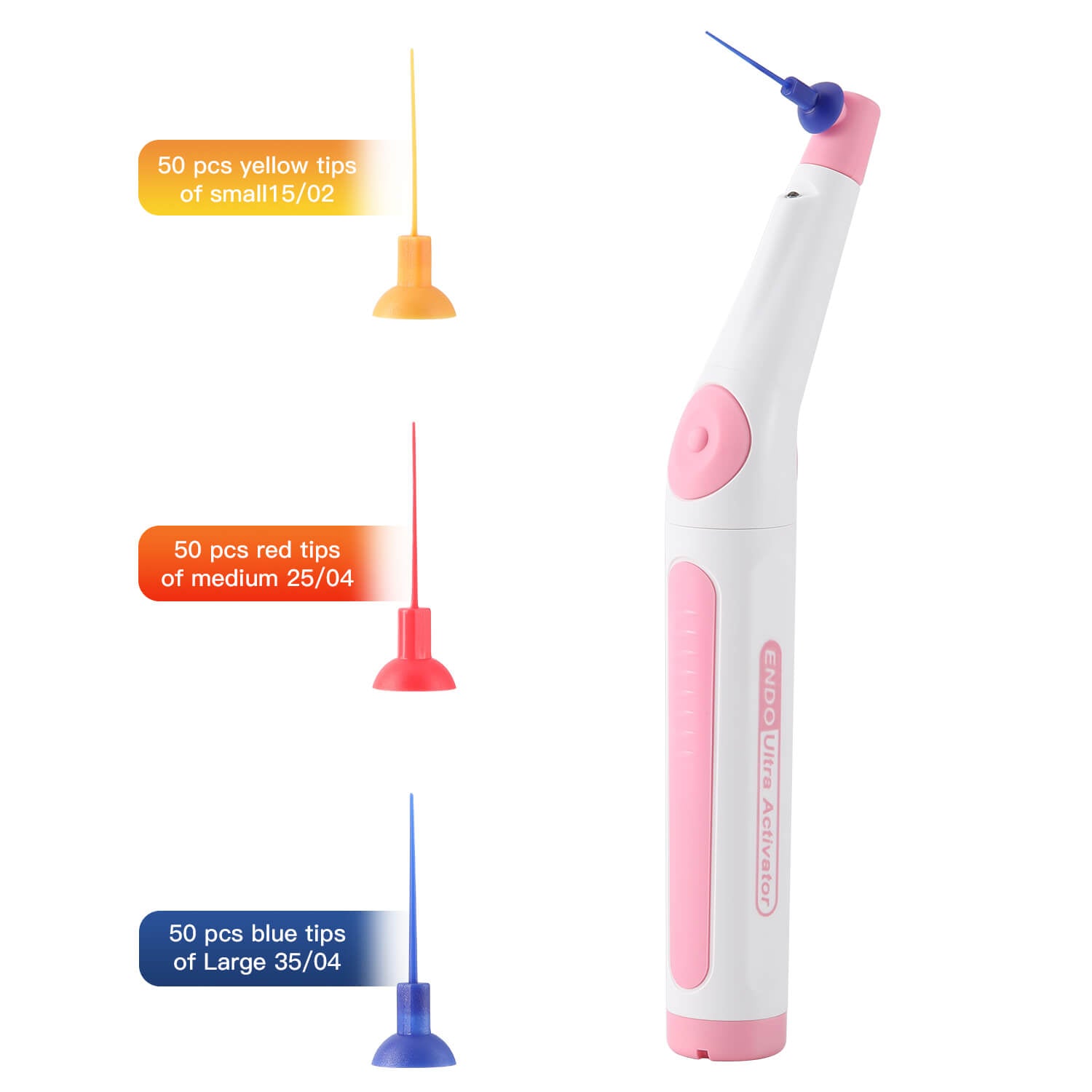 Dental Endo LED Light Ultrasonic Activator Irrigator with 150pcs Irrigator Tips - azdentall.com