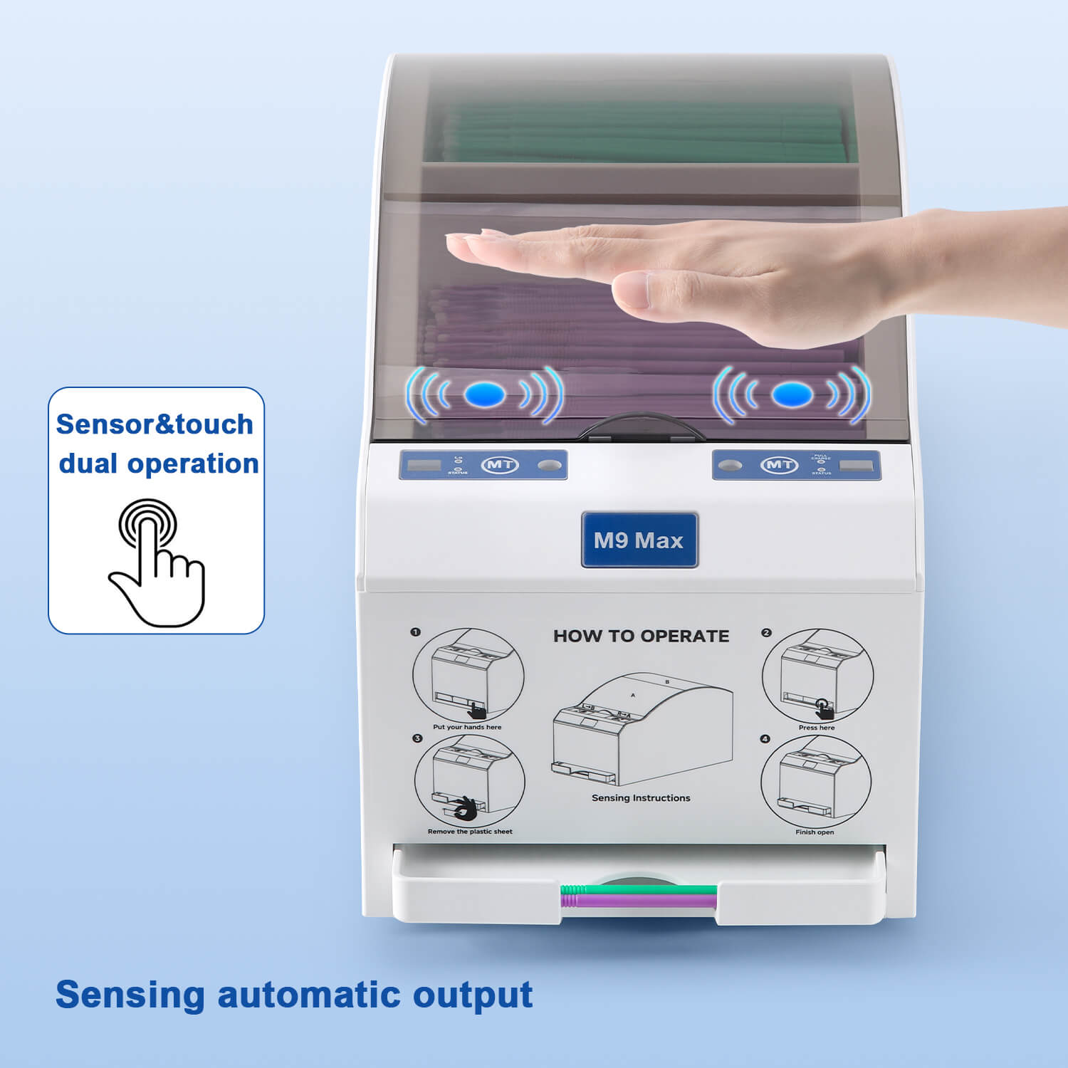 Dental Multi-functional Brush and Rod Sensor Machine - azdentall.com