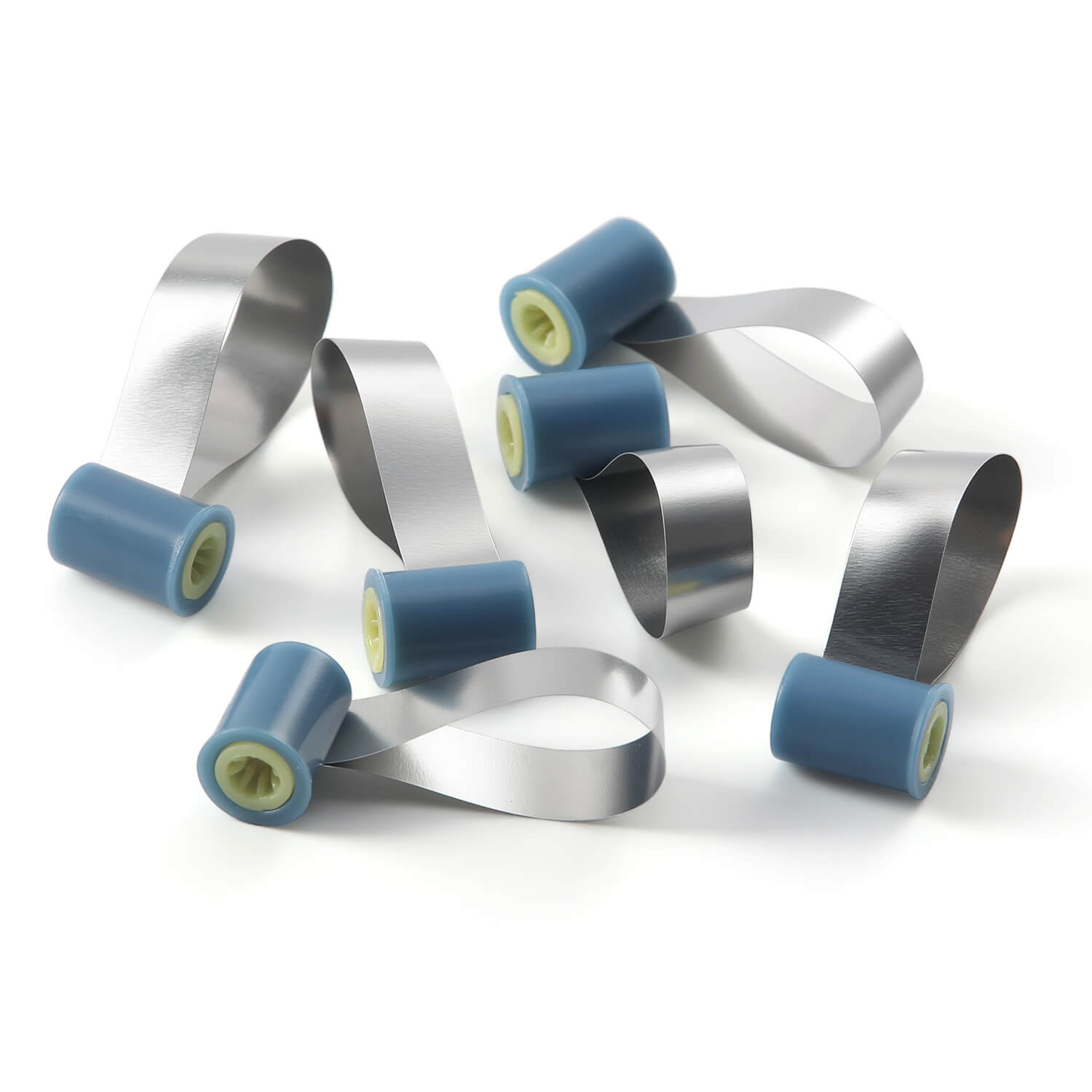 Dental Sectional Contoured Matrix System Double-Side Contoured Anatomically Shaped Matrix Bands with Handle 20Pcs/Set - azdentall.com