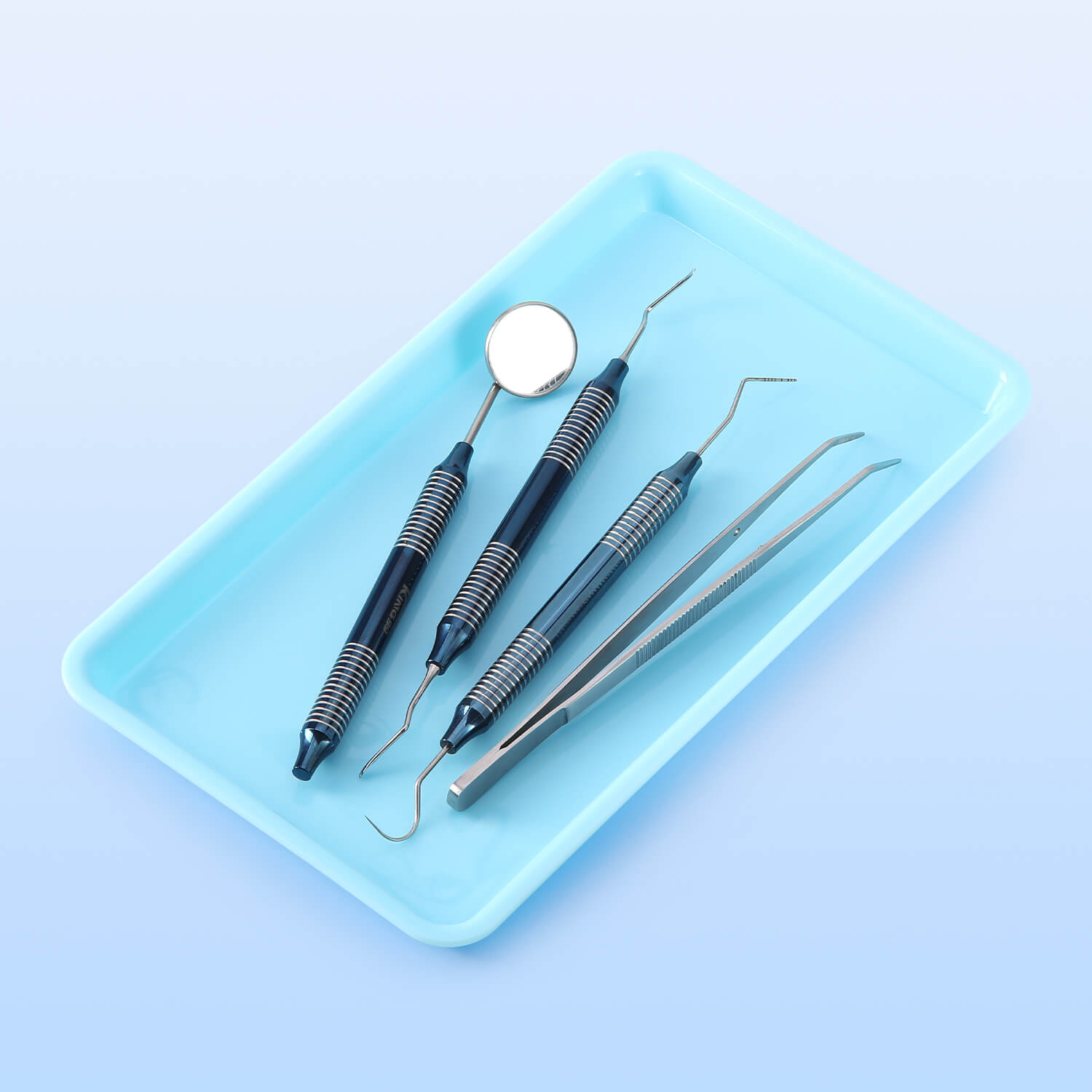 Dental Instrument Mini Flat Trays Size F Autoclavable Plastic Tray - azdentall.com