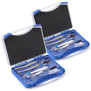 2 sets Dental High and Low Speed Handpiece Kit 4 Holes-azdentall.com