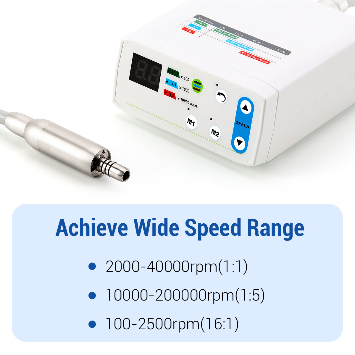 Dental LED Brushless Electric Micro Motor Internal Spray 1:1/1:5/16:1 4/2 Hole - azdentall.com