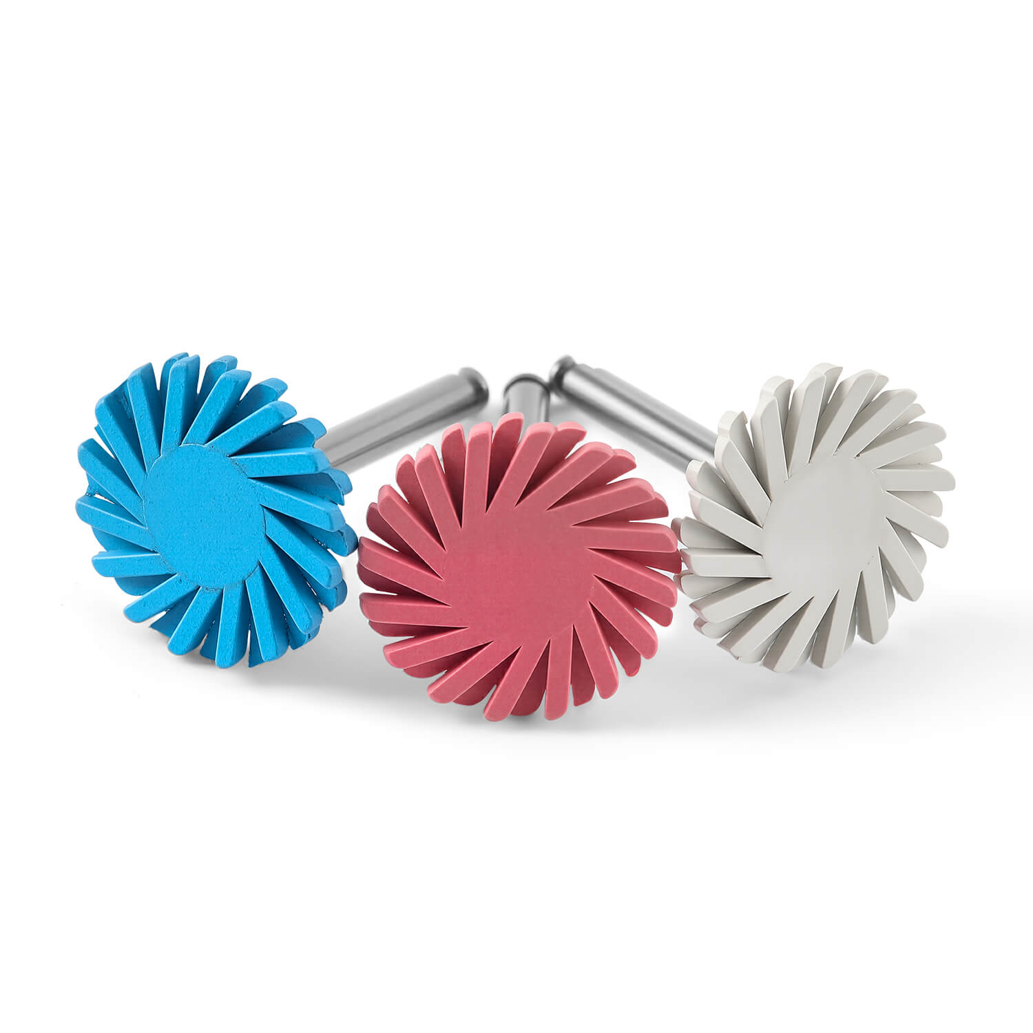 Dental Composite Rubbe Polishing Disc Wheel 3-Step Polishing RA2.35mm 6pcs/Box - azdentall.com