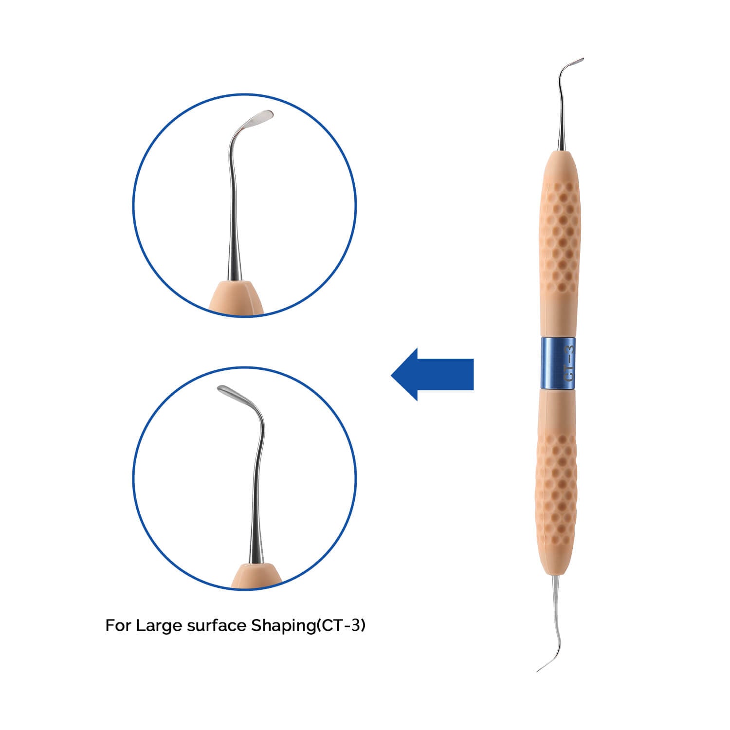 Dental Resin Plugger Aesthetic Resin Restoration Filling Instrument Kit CT1-CT7 - azdentall.com