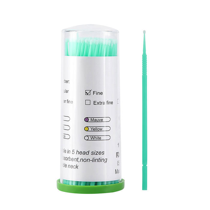 Disposable Dental Micro Applicator Brushes Regular /Fine/ Super Fine/ Extra fine 100pcs/Barrel - azdentall.com