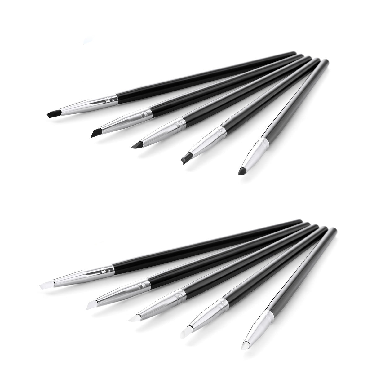 Dental Porcelain Brush Pen Composite Cement Porcelain Silicone Shaping Smoothing Removing 5pcs/Bag - azdentall.com