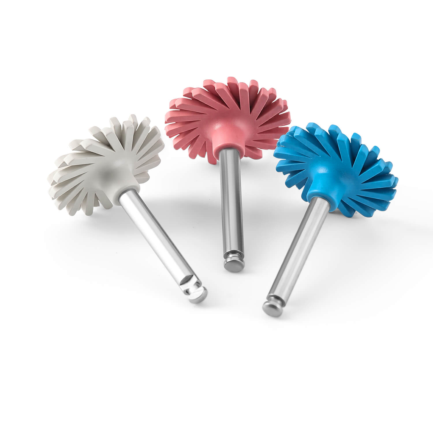 Dental Composite Rubbe Polishing Disc Wheel 3-Step Polishing RA2.35mm 6pcs/Box - azdentall.com