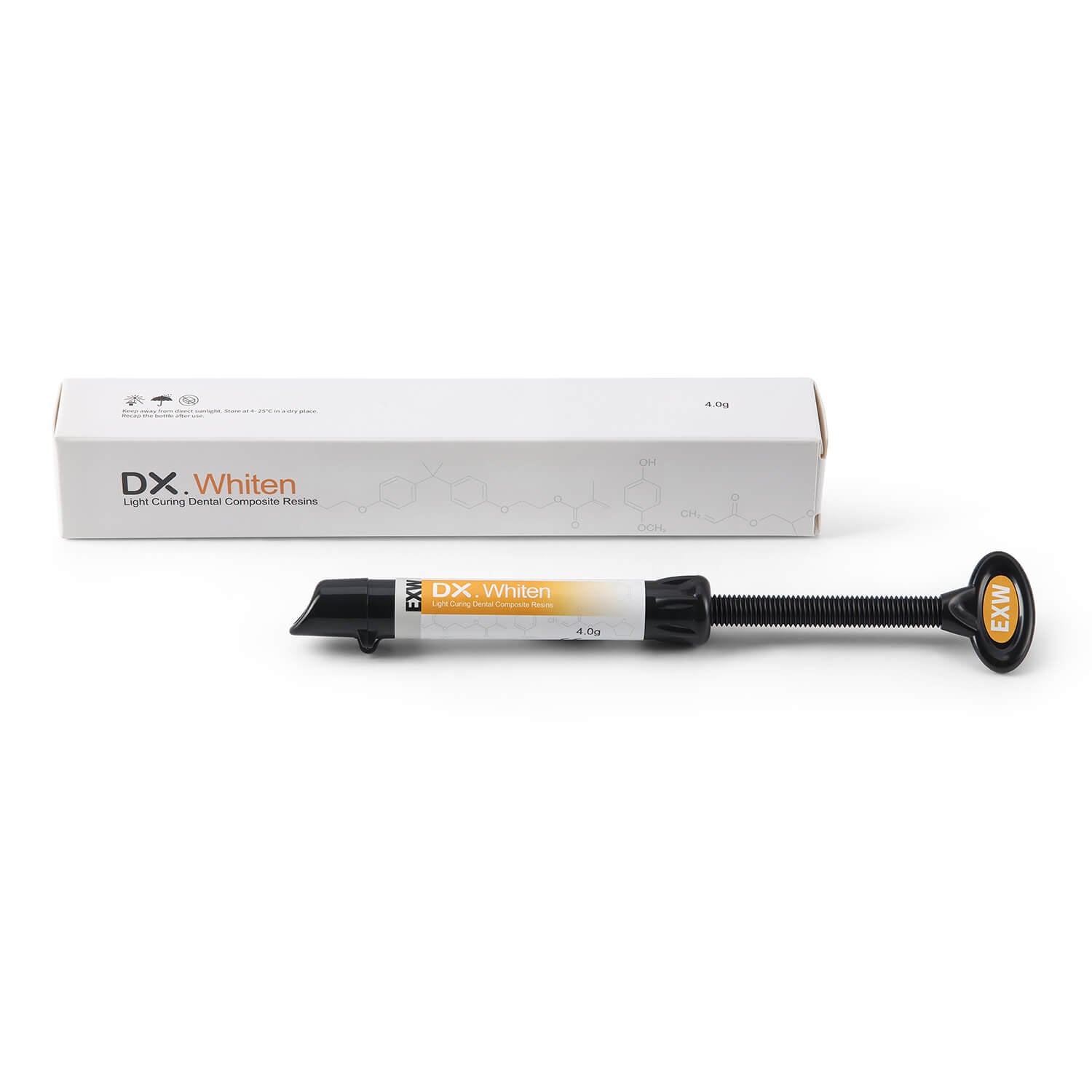 Dental Veneer Composite Resin Light Cure Bonding Adhesive Teeth Whitening EXW/BL/EW 4g Syringe - azdentall.com