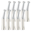 10 Pcs Dental 6:1 Reduction Endo Handpiece Contra Angle Mini Head Push Button - azdentall.com