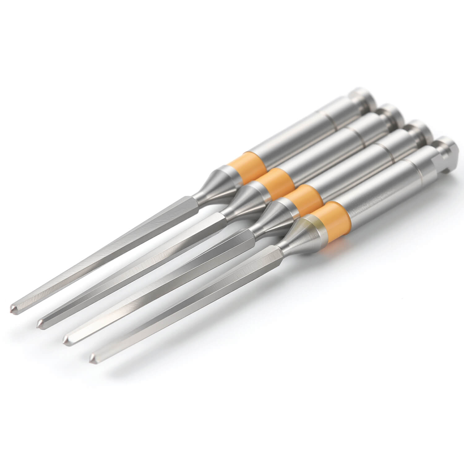 Dental Endo F Drill Reamers Fiber Post Drills Mixed #2 32mm 4pcs/Box - azdentall.com