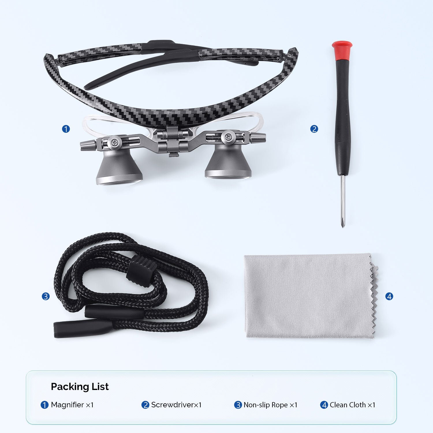 Dental Loupes Independent PD & Height Adjustment Flip-Up Design 2.5X/3.5X - azdentall.com
