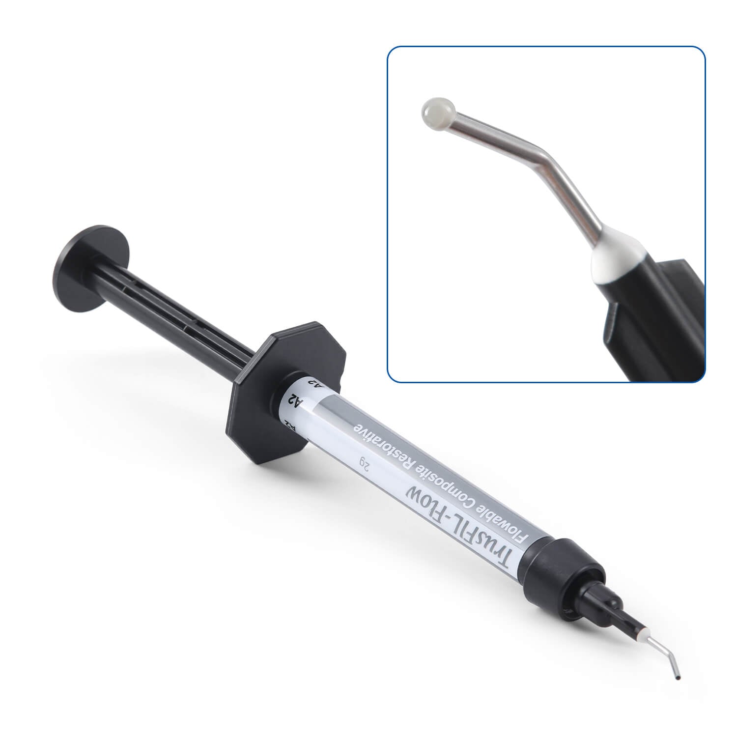 Dental Flowable Light Cure Flow Composite Resin Restorative Shade A1 A2 A3 B1 OA2 2g/Syringe - azdentall.com